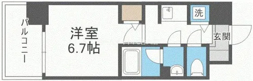 サンセリテ至誠会松崎町【5階】の間取り