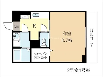 第2シャトー小倉【1階】の間取り