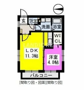 ステラOne諸岡【3階】の間取り