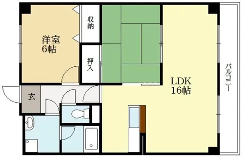 CASA VERDE【2階】の間取り