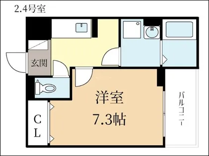 ウィスタリアⅡ【1階】の間取り