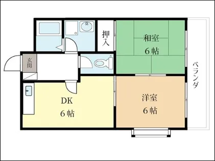サンジェルマン【6階】の間取り