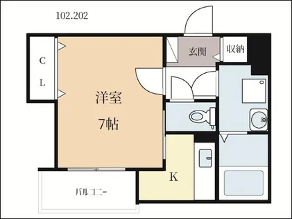 サンレーベ東垣外【1階】の間取り