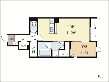 Koti Kolmio【1階】の間取り