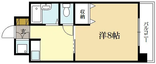 アネックス大久保【401号室】の間取り