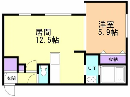 suave【102号室】の間取り