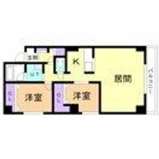 エルグランデスぽちたまワールド23【404号室】の間取り