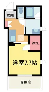 彩 irodori【102号室】の間取り