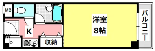グランボア【4階】の間取り
