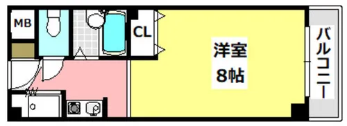 メルベーユ【102号室】の間取り