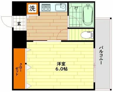 大阪府大阪市都島区片町2丁目【マンション】の間取り