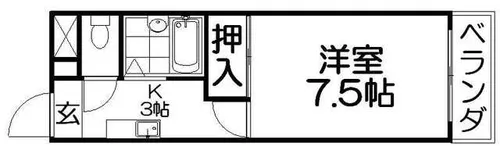 プライムコート【5階】の間取り