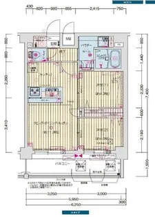 愛知県名古屋市西区菊井1丁目【マンション】の間取り