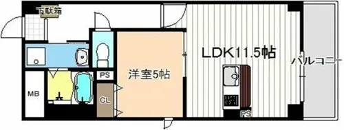 プログレスⅡ【0303号室】の間取り