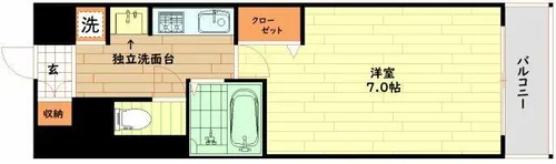 エスリード福島第3【6階】の間取り