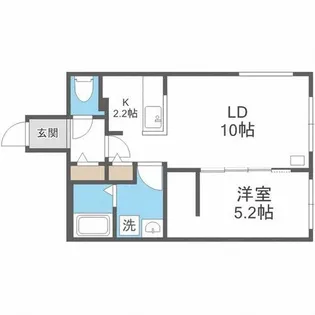 ラフィナート発寒中央【2階】の間取り