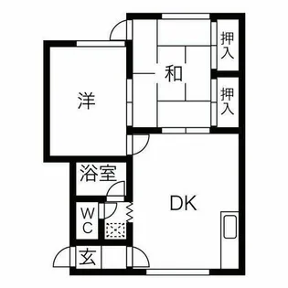ソシアルトミイNo91【102号室】の間取り