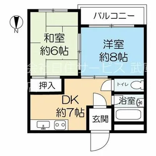 メゾンベスト【3階】の間取り