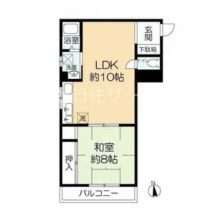 インペリアルRIN【3階】の間取り
