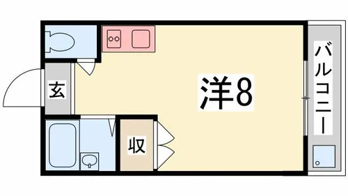 ブルースノーシラクニ【1階】の間取り