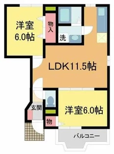 リフレインⅡ【1階】の間取り