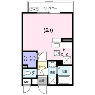 フリーデ千里丘【1階】の間取り