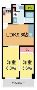 クロード・サン【304号室】の間取り