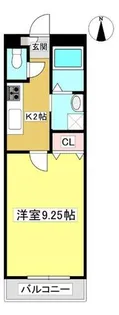 アンプルール リーブルK・Yヒルズ【2階】の間取り