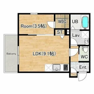 (仮称)ジーメゾン清須アルカウス【302号室】の間取り