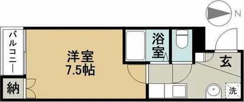 アイギハイツII【2階】の間取り