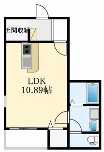 大阪府大阪狭山市池尻中1丁目【アパート】の間取り