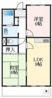 高師浜シーサイドマンションⅡ【3階】の間取り
