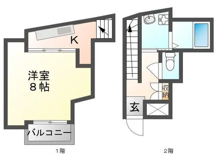 メゾンバニNo.3【1階】の間取り