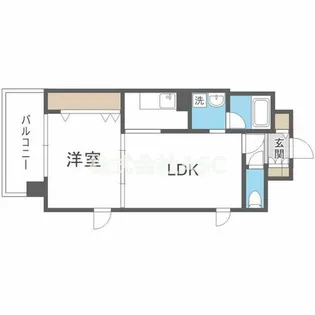 プリマクラッセ【1105号室】の間取り