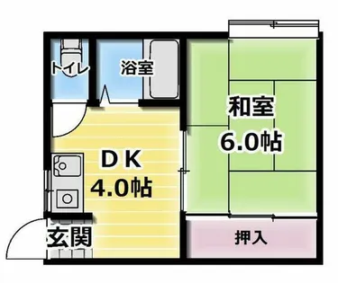 オリエントハイツ【1階】の間取り