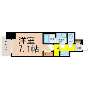 S-RESIDENCE熱田一番【8階】の間取り