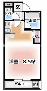レナジア大和田【3階】の間取り