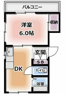 メゾンアカツキ【2階】の間取り