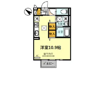 セジュール天満【2階】の間取り