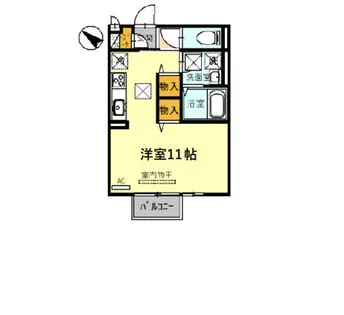 セジュール天満【2階】の間取り