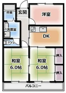 第2中野マンション【2階】の間取り