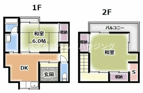 大阪府門真市石原町【テラスハウス】の間取り