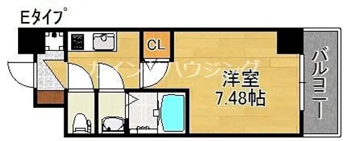 グランパシフィック玉出【2階】の間取り