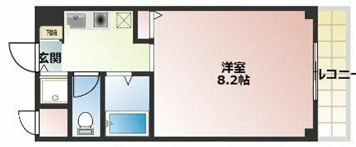 ランテルナM2【205号室】の間取り
