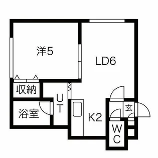 サンコート手稲本町【3階】の間取り