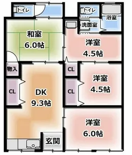 足立文化【1階】の間取り