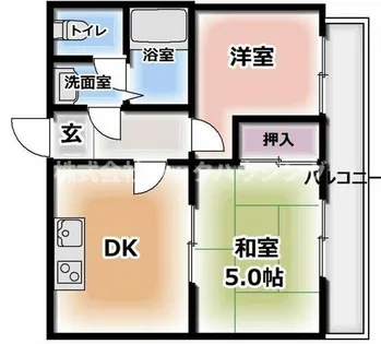 ケイプラザ金田【4階】の間取り