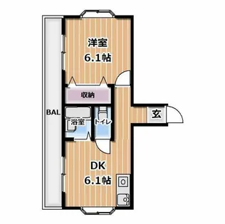 ジオグランデ【4階】の間取り