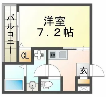ジーメゾン東垂水【3階】の間取り