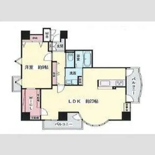 サンテデーレしかま【8階】の間取り